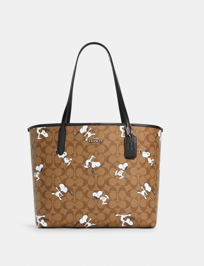 peanuts coach tote