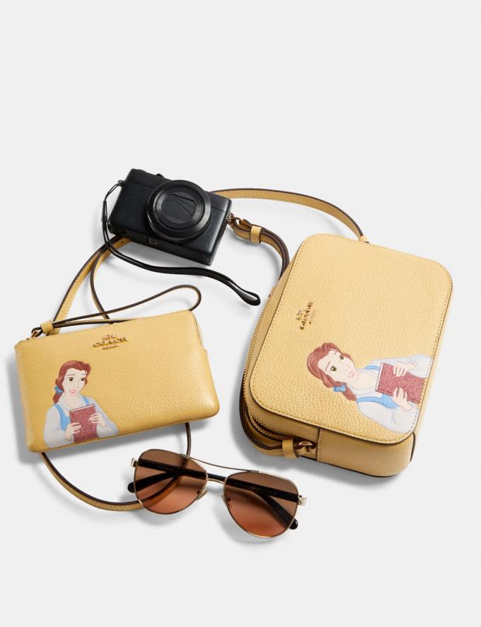 disney x coach mini camera bag with belle